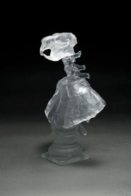 Ione Thorkelsson, Rex, 2009. Cast glass. H 13 1/2, 17 1/4, W 8 1/2 in.